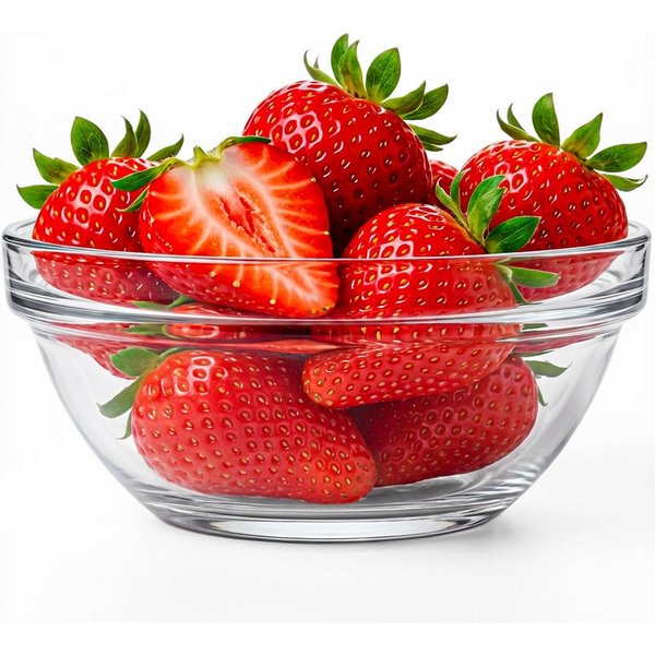 KONZEPT Salatschüssel Set aus Glas, klein, 370 ml, (Set, 12-tlg), Stapelbar, ideal als Müslischalen, Snackschalen und Dessertschalen