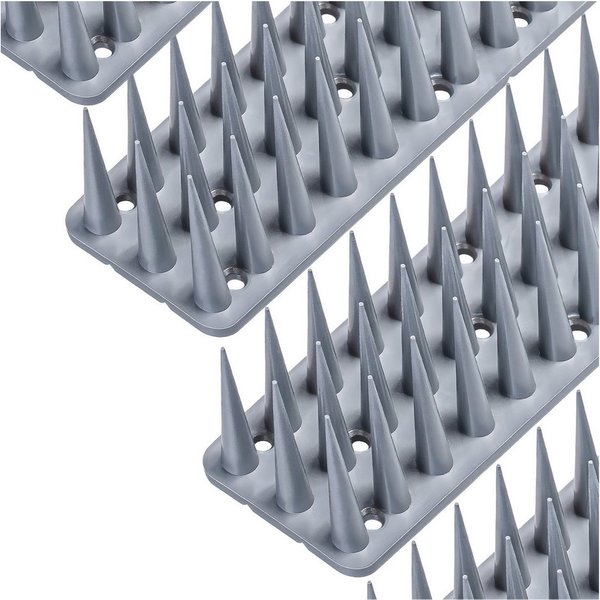 KONZEPT Taubenspikes Taubenabwehr Spikes Vogel, Katzen - für Balkon, Zaun - aus Kunststoff, 3-St., Gesamtlänge: 1,5 Meter, UV-beständig