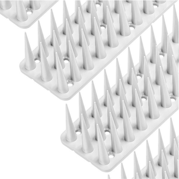 KONZEPT Taubenspikes Taubenabwehr Spikes Vogel, Katzen - für Balkon, Zaun - aus Kunststoff, 6-St., Gesamtlänge: 3 Meter, UV-beständig