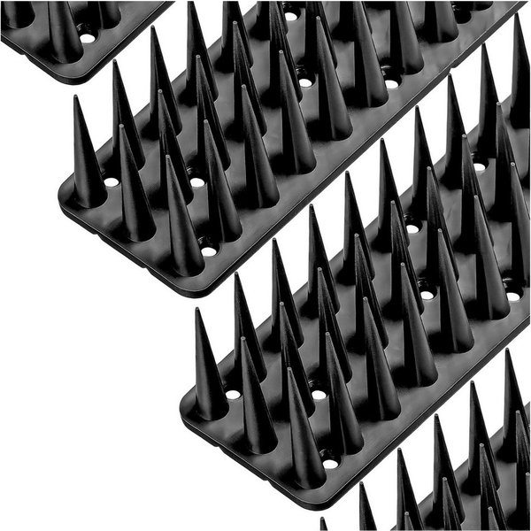 KONZEPT Taubenspikes Taubenabwehr Spikes Vogel, Katzen - für Balkon, Zaun - aus Kunststoff, 3-St., Gesamtlänge: 1,5 Meter, UV-beständig