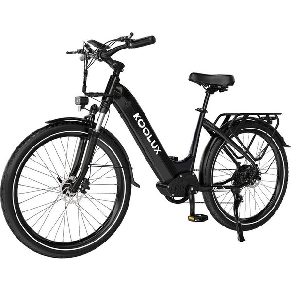 KOOLUX E-Bike 26/27,5 Zoll Elektrofahrrad für Damen/Herren,elektro-cityrad, Heckmotor, 720 Wh, Elektrofahrrad 7-Gang Shimano 48V15AH Herausnehmbare Batterie