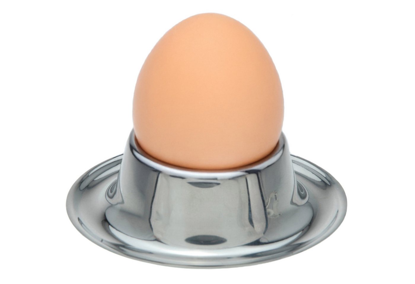 Koopman Eierbecher Edelstahl Rund 8er Set, (Set, 8-tlg., 8 Eierbecher), Set, Flach, Ø8cm, Lebensmittelecht, Spülmaschinengeeignet – Bild 2 von 4