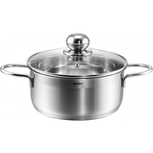 Kopf Bratentopf Josie Bratentopf 20cm, Edelstahl, Ø 20 cm, Höhe 9 cm, 2 Liter