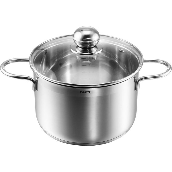 Kopf Fleischtopf Josie 20 cm, Edelstahl, Ø 20 cm, Höhe 13 cm, 3,5 Liter