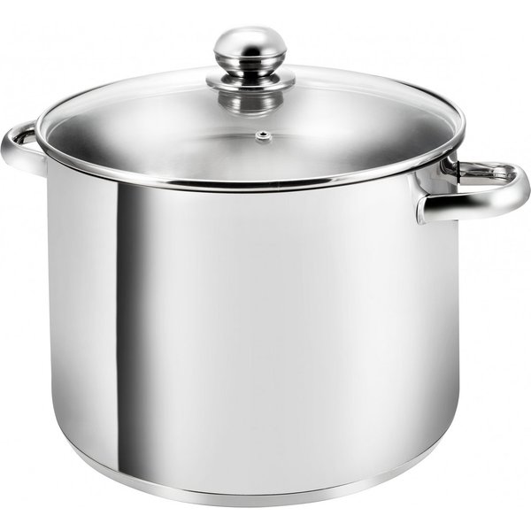 Kopf Kochtopf Gigant, Edelstahl, Ø 28 cm, Höhe 21 cm, 12,5 Liter