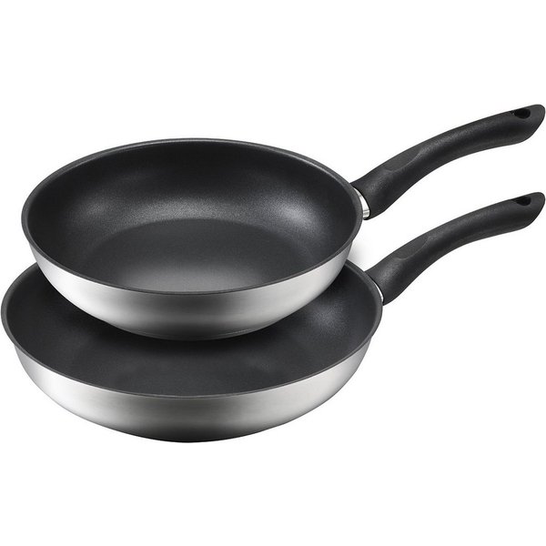 Kopf Pfannen-Set Alfons 2tlg., Edelstahl, 24 + 28 cm, Teflon-Select-Beschichtung, Induktion