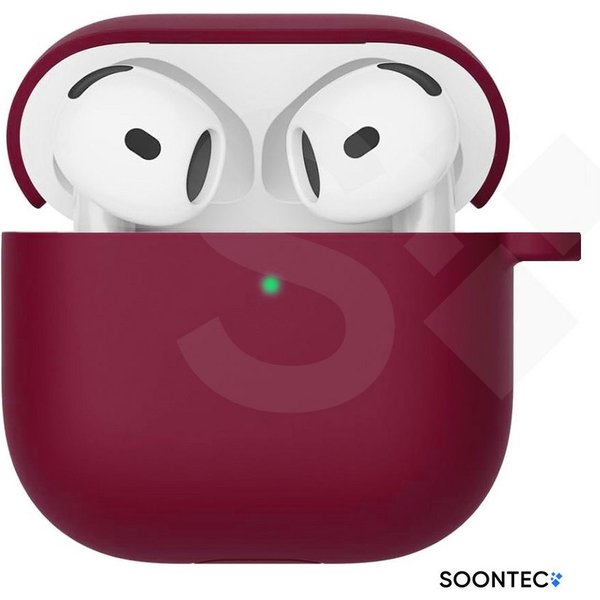 SOONTEC Kopfhörer-Schutzhülle SOONTEC AirPods 4 Case mit Karrabiner-Ring