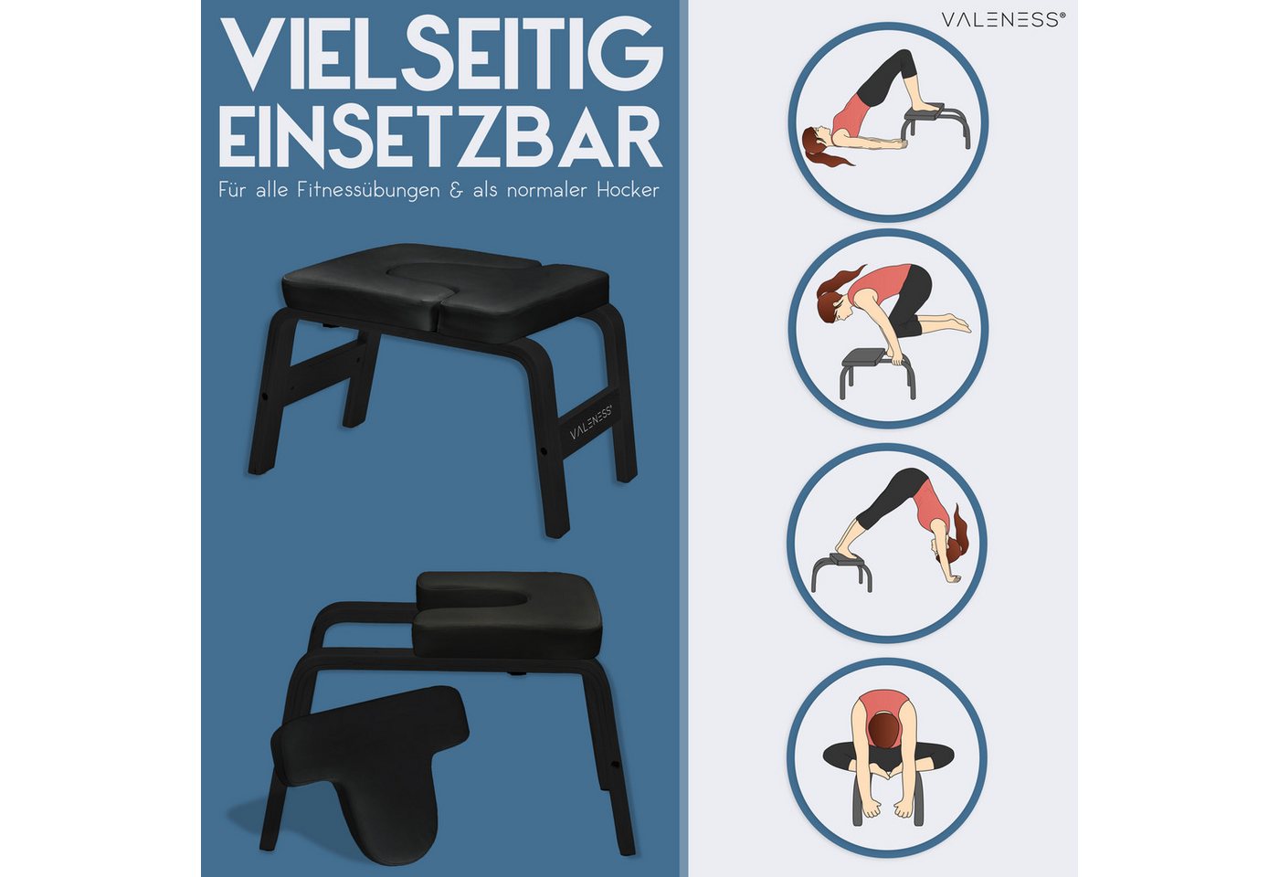 VALENESS Kopfstandhocker VALENESS® Yoga Kopfstandhocker – Bild 5 von 5