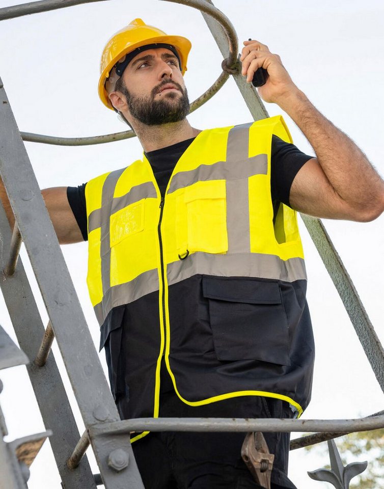 korntex Warnweste Comfort Executive Multifunctional Safety Vest Hamburg – Bild 2 von 3