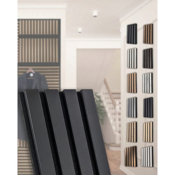 Kosche Dekorpaneele Akustikpaneele 19 x 561 x 2400 mm, BxL: 56.1x240 cm, 1.34 qm