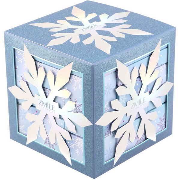 ZMILE COSMETICS Kosmetik-Adventskalender ZMILE COSMETICS Adventskalender Snow Flake Cube frosty white (24-tlg), vegan