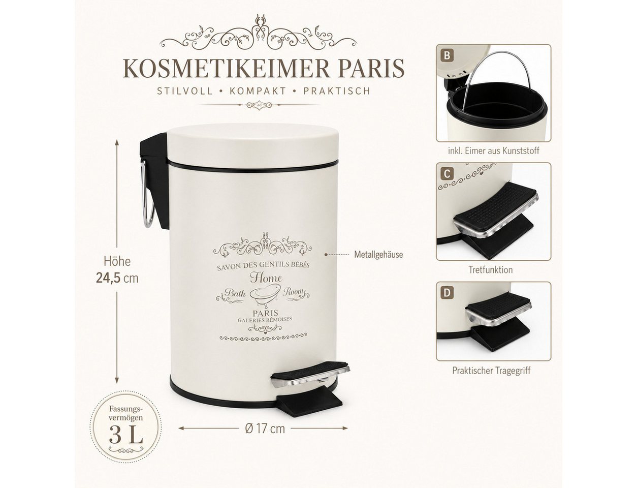 Testrut Kosmetikeimer Testrut Kosmetikeimer Paris – Bild 5 von 5
