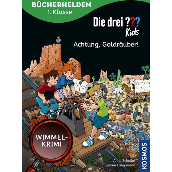 Die drei ??? Kids, Bücherhelden 1. Klasse, Achtung, Goldräuber! / Anne Scheller