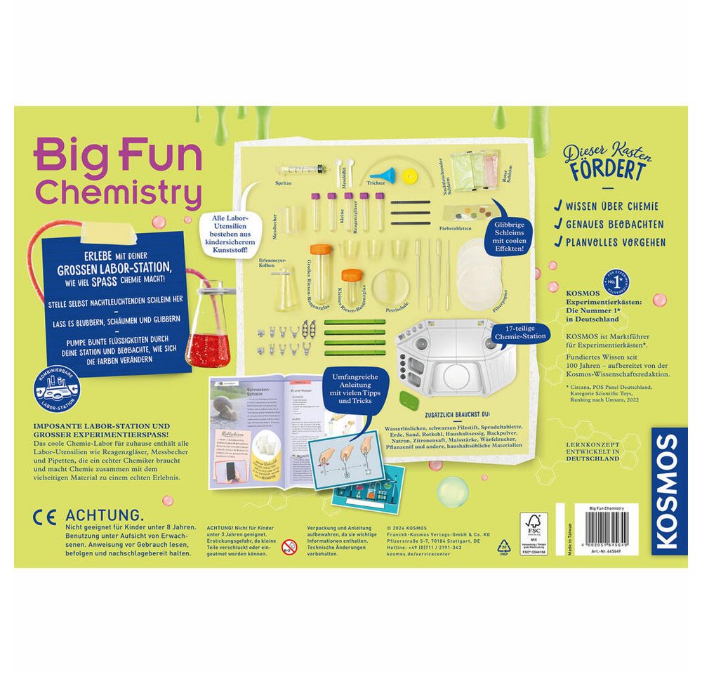 Kosmos Experimentierkasten Big Fun Chemistry – Bild 2 von 5