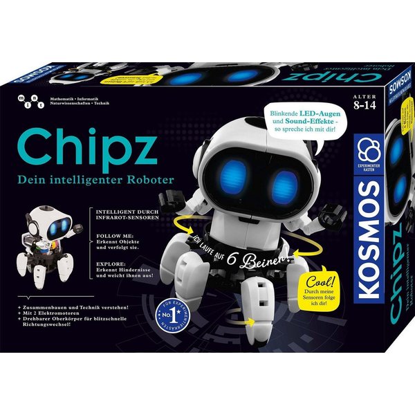 Kosmos Experimentierkasten Chipz - Dein intelligenter Roboter