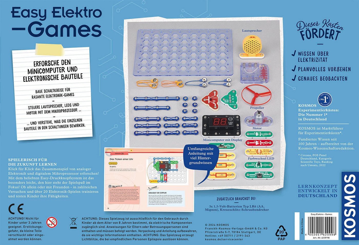 Kosmos Experimentierkasten Easy Elektro - Games – Bild 2 von 5