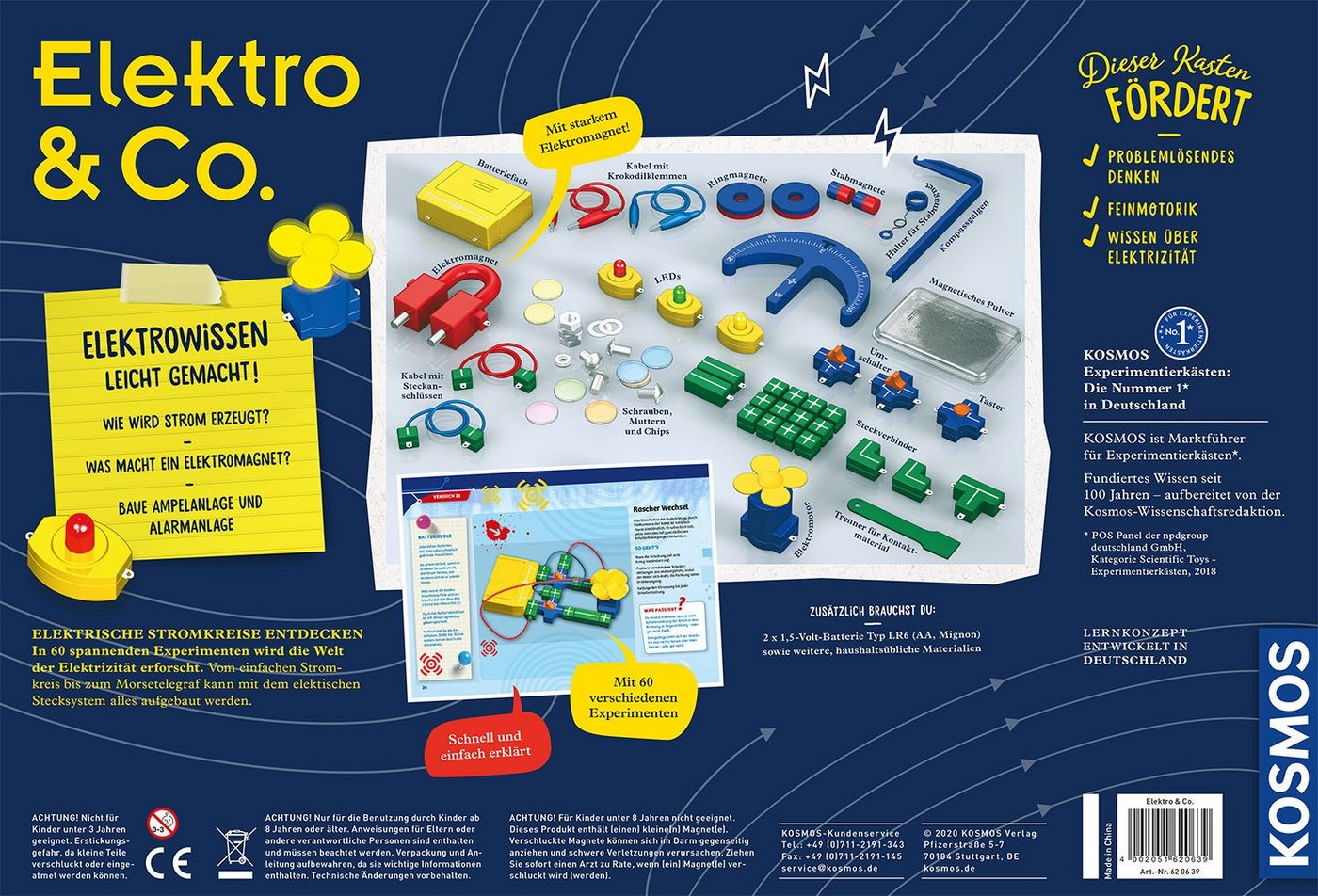 Kosmos Experimentierkasten Elektro & Co. – Bild 2 von 5
