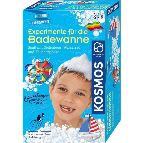 Kosmos Experimentierkasten Experimente für die Badewanne, Made in Germany