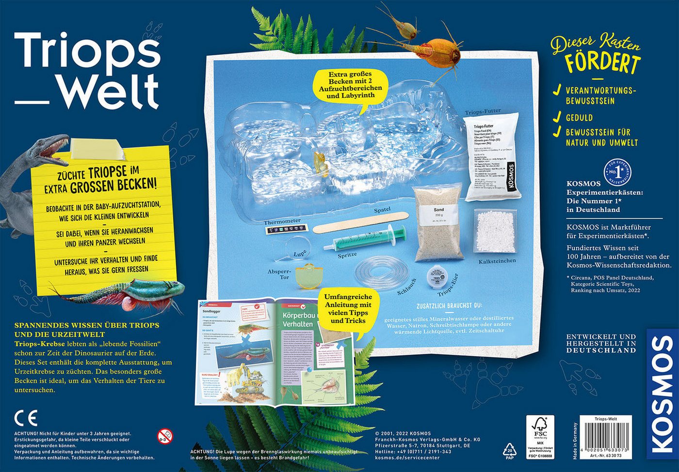 Kosmos Experimentierkasten Triops-Welt, Made in Germany – Bild 2 von 5