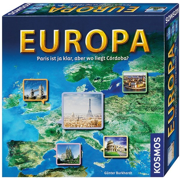 Kosmos Spiel Europa, Familienspiel, Made in Germany