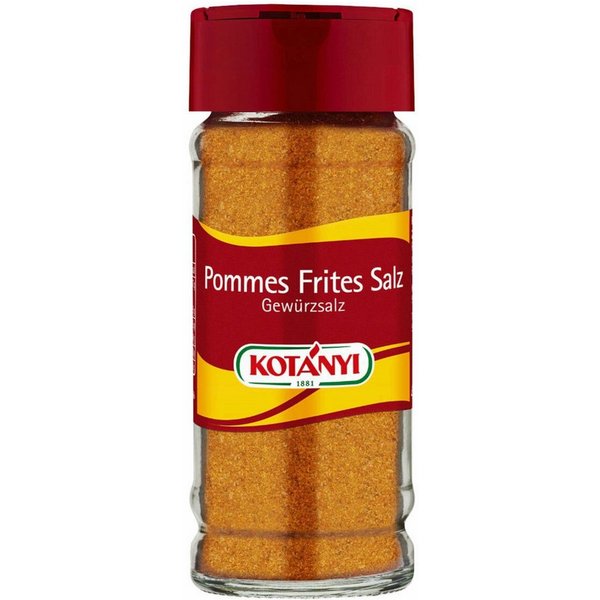 KOTANYI Gewürz, Kotanyi Pommes Frites Gewürzsalz würzig und süßes Gewürz 72g