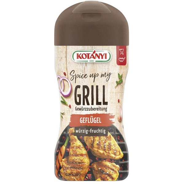 KOTANYI Gewürz, Kotanyi Spice up my Grill Geflügel würzig fruchtig Streudose 100g