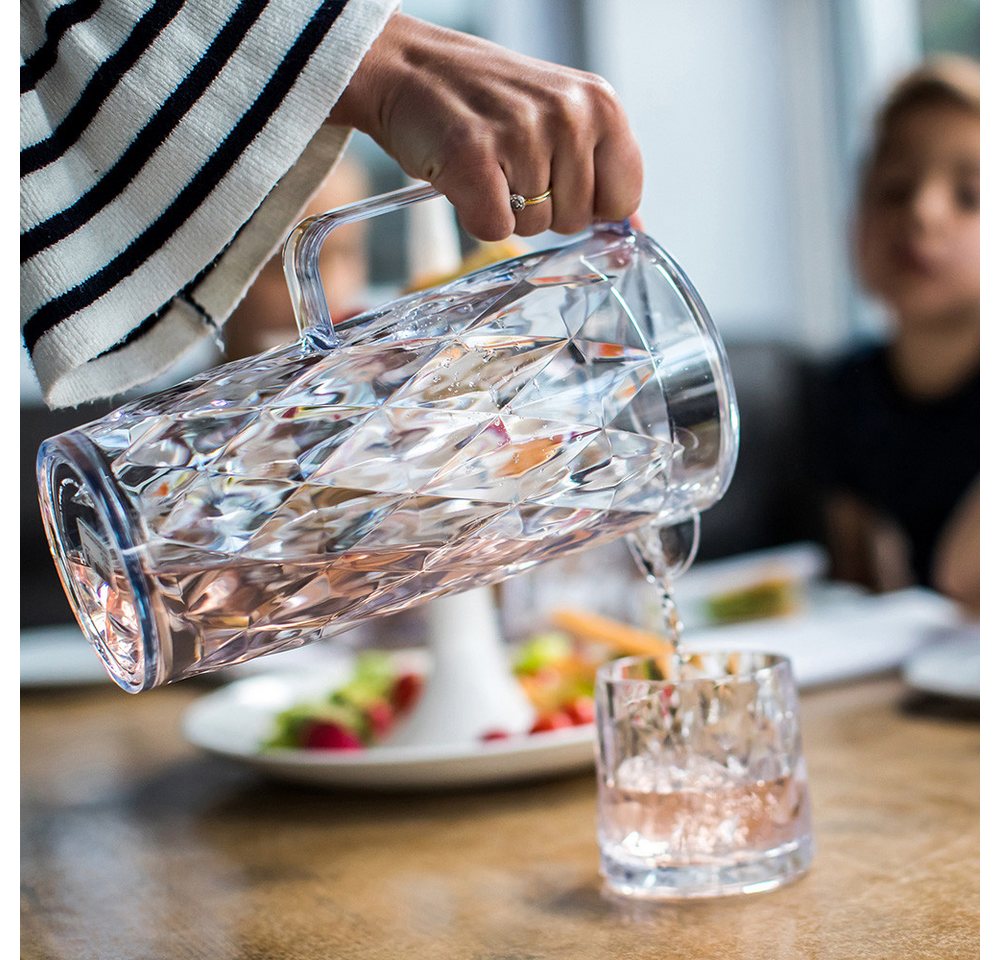 KOZIOL Kanne CRYSTAL, Fassungsvermögen 1,6 l, 1,6 l, (1-St), spülmaschinengeeignet – Bild 5 von 5