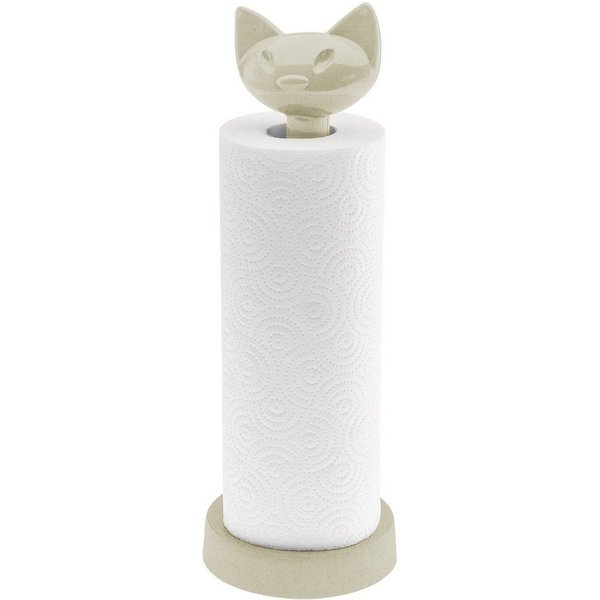 KOZIOL Küchenrollenhalter MIAOU, (1-St), spülmaschinengeeignet,melaminfrei100%recycelbar