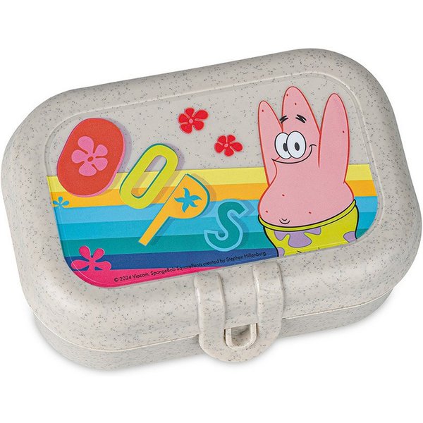 KOZIOL Lunchbox PASCAL READY MINI SPONGEBOB PATRICK Lunchbox-Set, Kunststoff, (Set, 3-tlg), spülmaschinengeeignet, mikrowellengeeignet