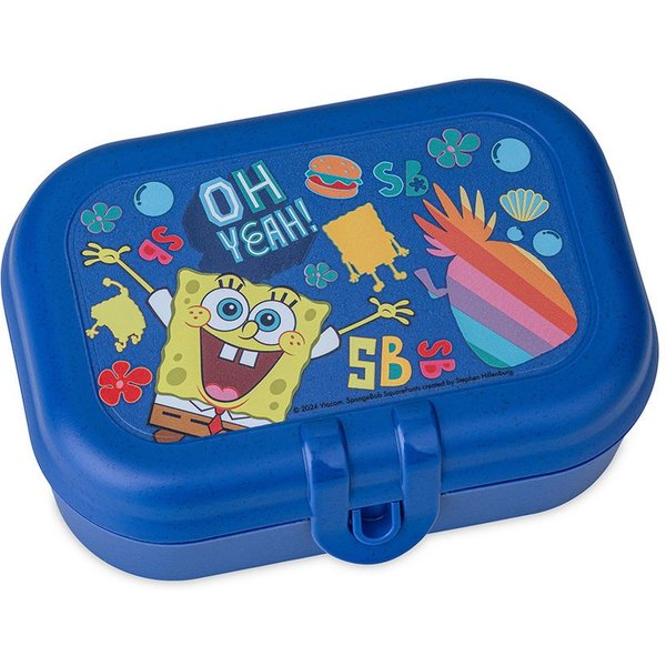 KOZIOL Lunchbox PASCAL READY MINI SPONGEBOB SQUAREPANTS Lunchbox-Set, Kunststoff, (Set, 3-tlg), spülmaschinengeeignet, mikrowellengeeignet