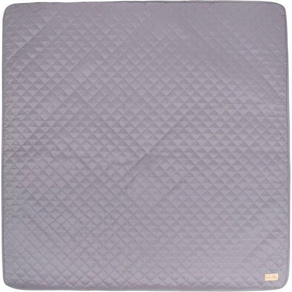 Krabbeldecke roba Style 100 x 100 cm - Spieldecke gesteppt - Baby & Kleinkind, roba®, Pflegeleichtes & schmutzabweisendes Material - Anthrazit