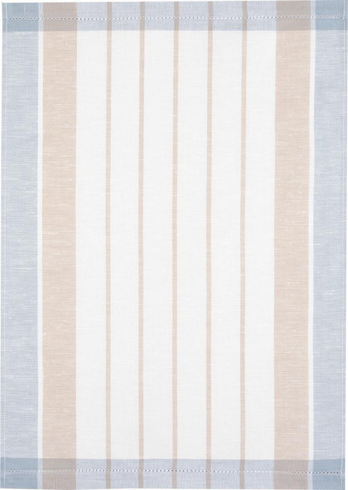 Kracht Geschirrtuch Landhaus, (Set, 3-tlg., Set), 3er Pack Geschirrtücher (3 Stück), ca. 50 x 70 cm, Halbleinen – Bild 4 von 5