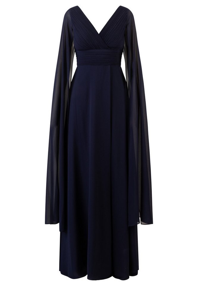 Kraimod Abendkleid aus hochwertigem Polyester Material mit Capeärmel – Bild 5 von 5