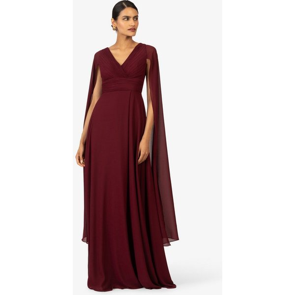 Kraimod Abendkleid aus hochwertigem Polyester Material mit Capeärmel