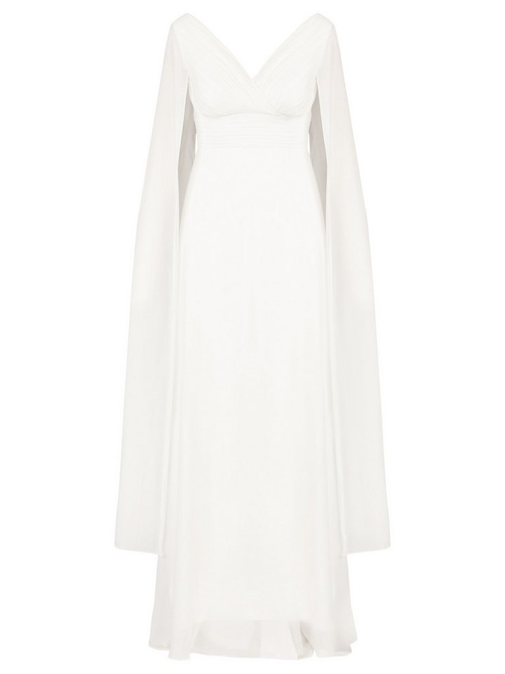 Kraimod Abendkleid aus hochwertigem Polyester Material mit Capeärmel – Bild 5 von 5