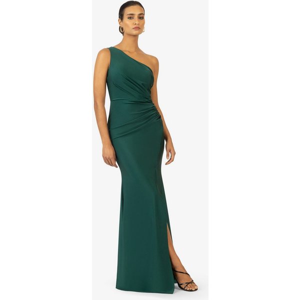Kraimod Abendkleid mit Drapierung und One-Shoulder-Design
