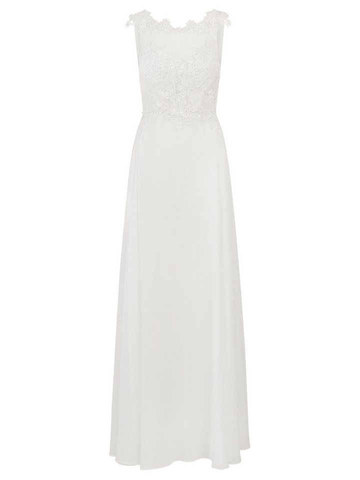 Kraimod Abendkleid mit einem Oberteil aus Mesh mit Spitze – Bild 5 von 5