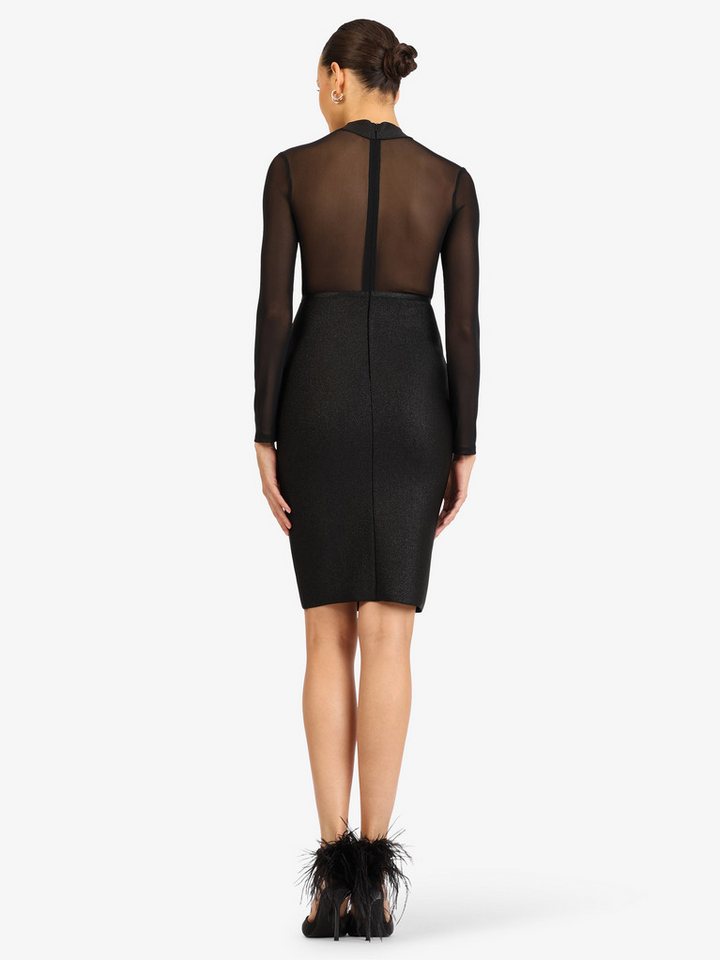 Kraimod Abendkleid mit Mesh-Einsatz – Bild 3 von 5