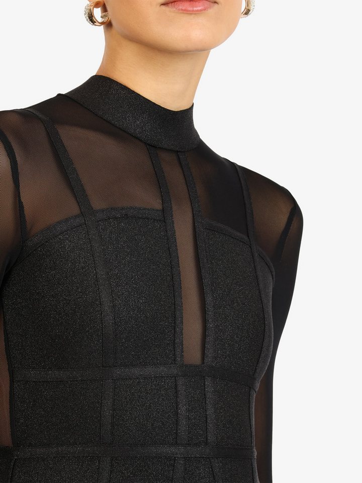 Kraimod Abendkleid mit Mesh-Einsatz – Bild 4 von 5