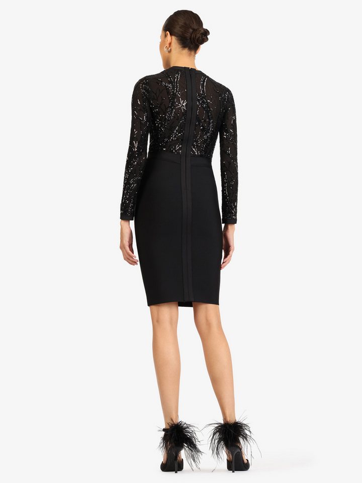 Kraimod Abendkleid mit Pailletten-Oberteil – Bild 3 von 5