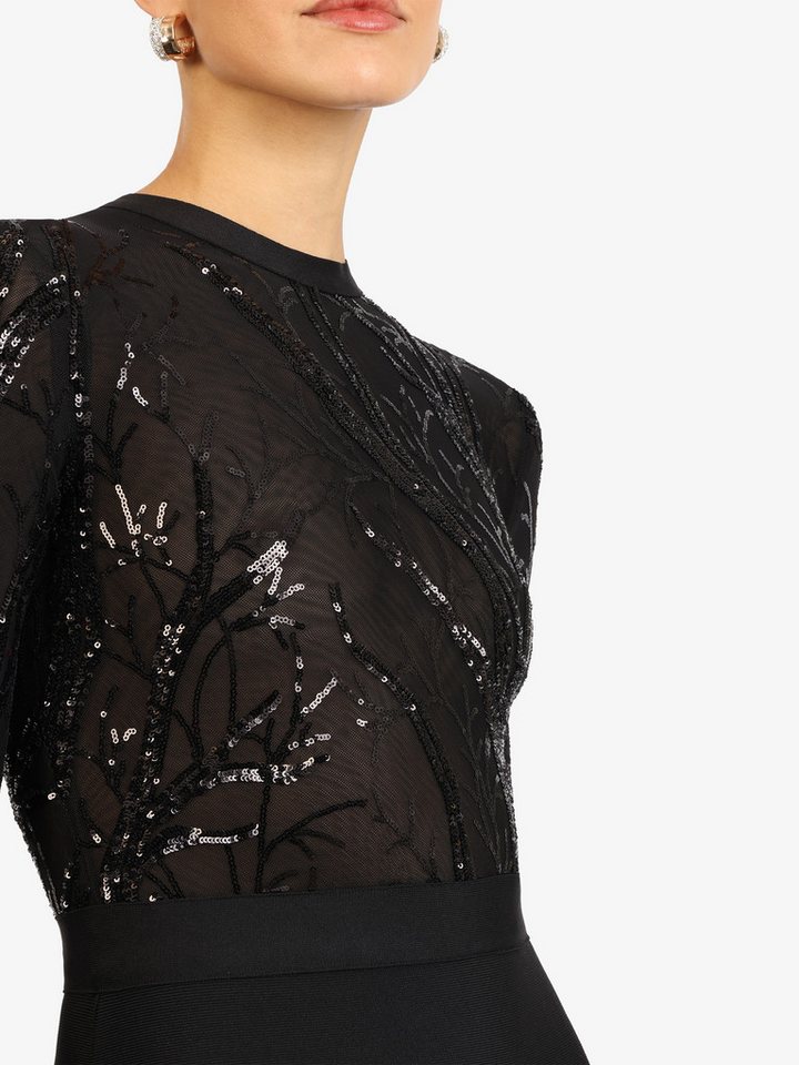 Kraimod Abendkleid mit Pailletten-Oberteil – Bild 4 von 5