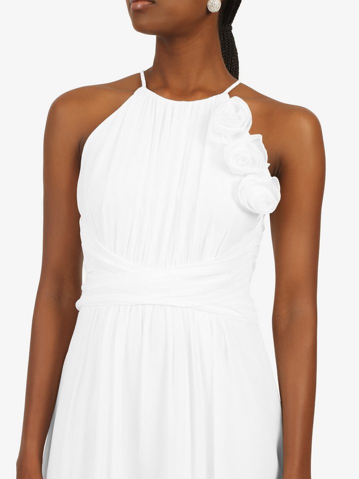 Kraimod Abendkleid mit Rosenapplikationen – Bild 4 von 5