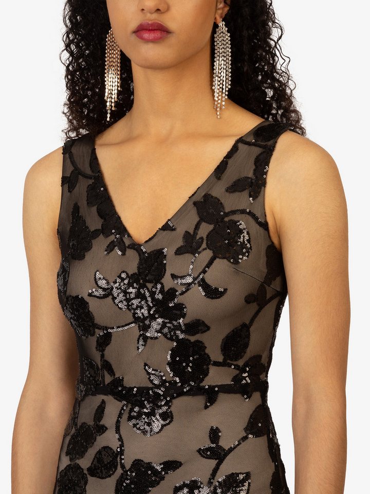 Kraimod Abendkleid mit Rundhalsausschnitt – Bild 4 von 5