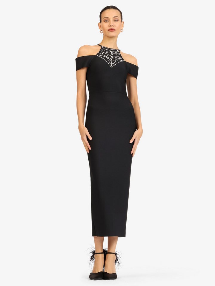 Kraimod Abendkleid mit Schmuckdetail – Bild 2 von 5