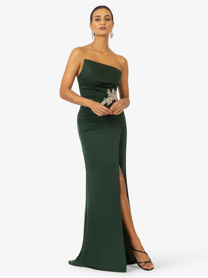 Kraimod Abendkleid mit Schnürrücken und Schlitz – Bild 2 von 5