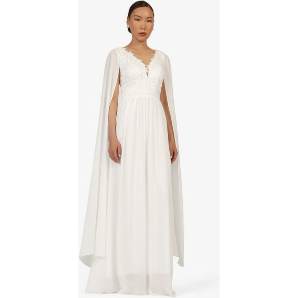 Kraimod Abendkleid mit Spitze und Chiffon-Cape