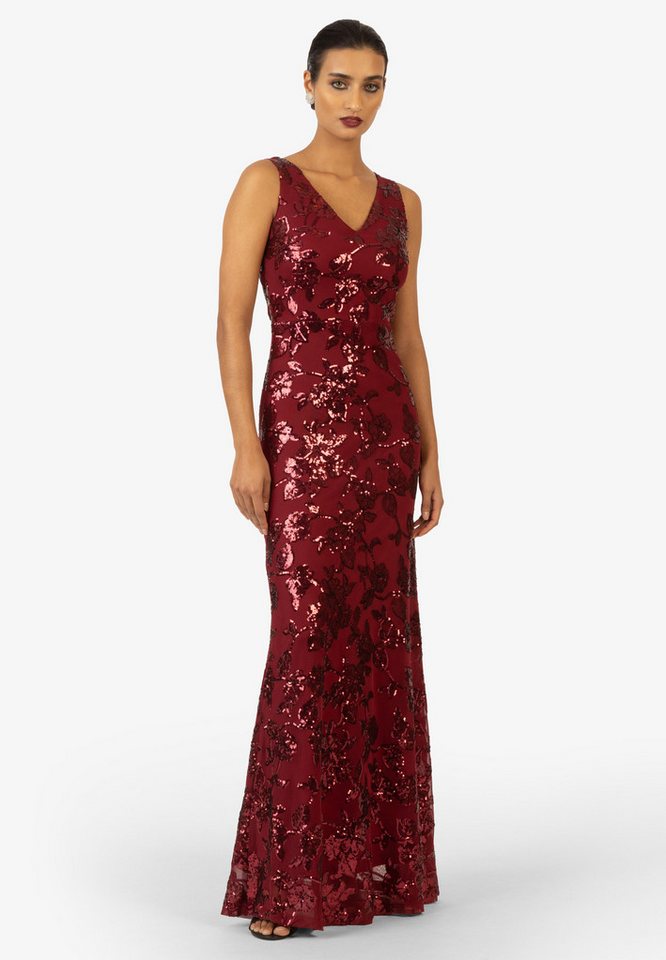 Kraimod Abendkleid mit V-Ausschnitt – Bild 2 von 5