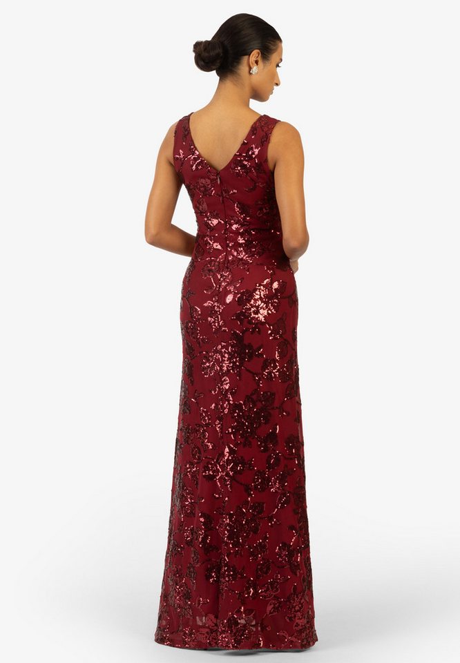Kraimod Abendkleid mit V-Ausschnitt – Bild 3 von 5