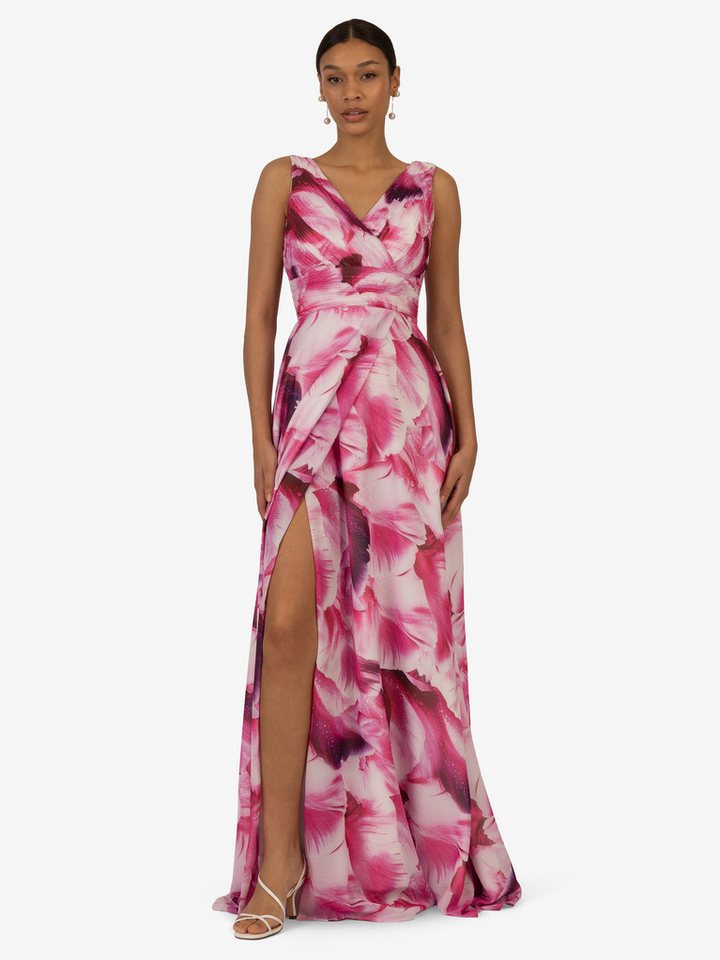 Kraimod Abendkleid mit V-ausschnitt vorne und Rückenausschnitt hinten – Bild 2 von 5