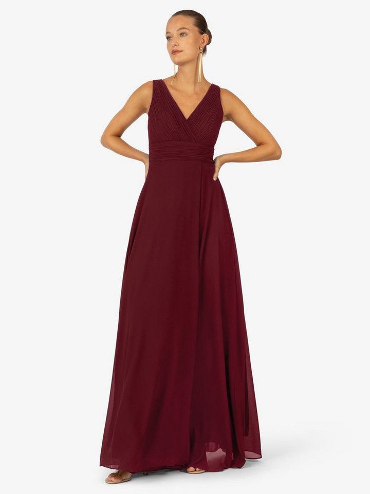 Kraimod Abendkleid mit V-ausschnitt vorne und Rückenausschnitt hinten – Bild 3 von 5